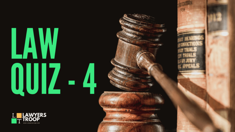 This Law Quiz likewise contains 10 Basic Questions of law to test your Legal knowledge.  There are four options given to each question, make sure to attend all of them and get your results at the end of this Legal Quiz. 