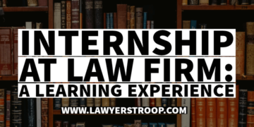 Internship at law firm