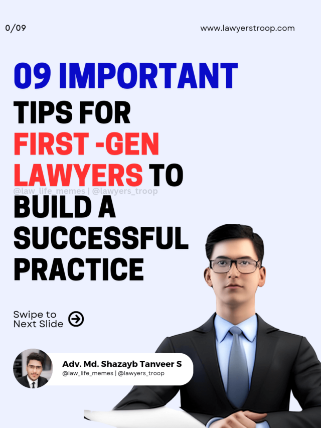 9 Important Tips for First-Gen Lawyers to Build a Successful Practice